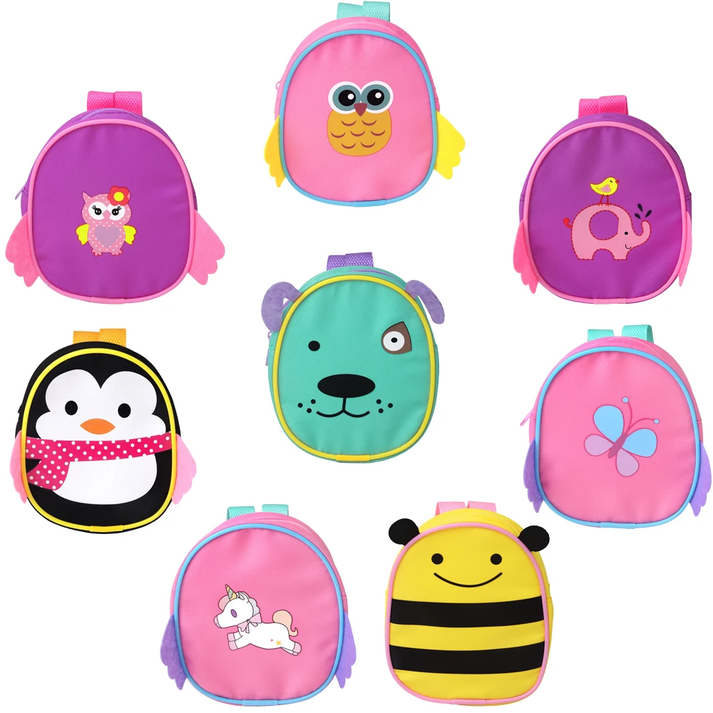 

Kawaii Pink Collection Butterfly Elephant Backpack for 43cm Boys American Doll 18 Inch Doll Accessories Free Shipping