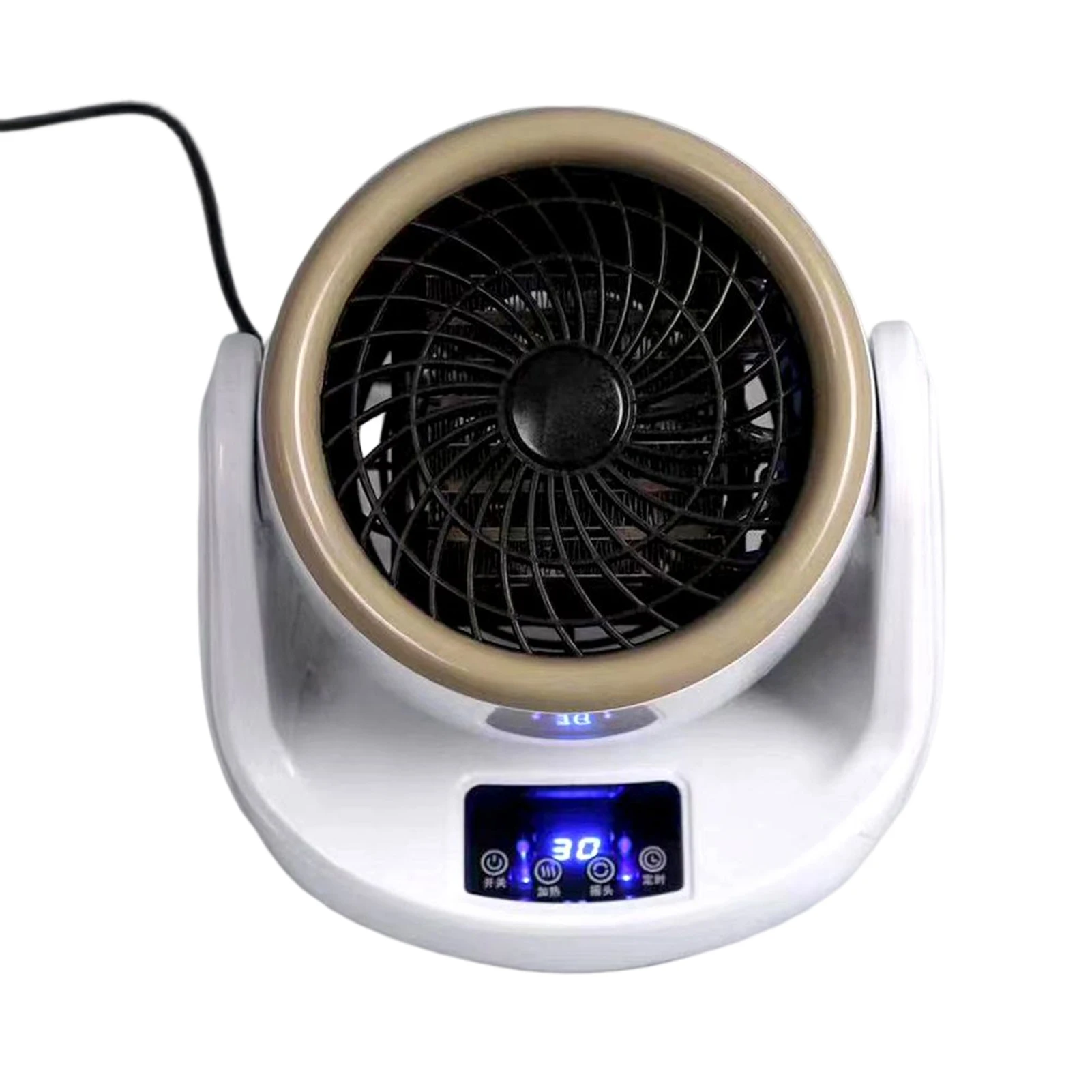 

Head Remote Control Desktop Heaters Cooling Warming Three Gear Switching Suitable for Living Room