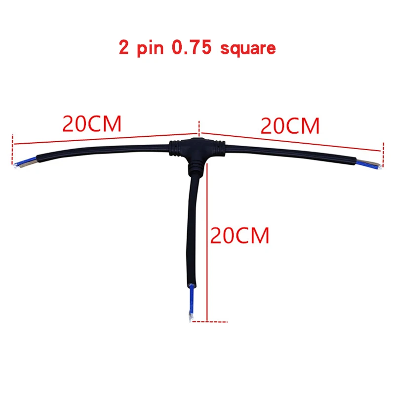T соединители 2 3 4 pin Наружное освещение водонепроницаемый соединитель напольные