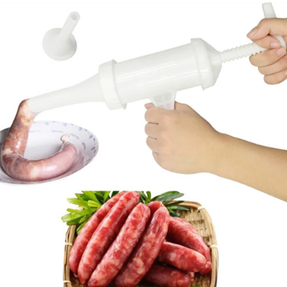 

Sausage Stuffer Maker Manual Stuffers Churro Tubes Brats Mould Souvlaki Machine Casingmaking