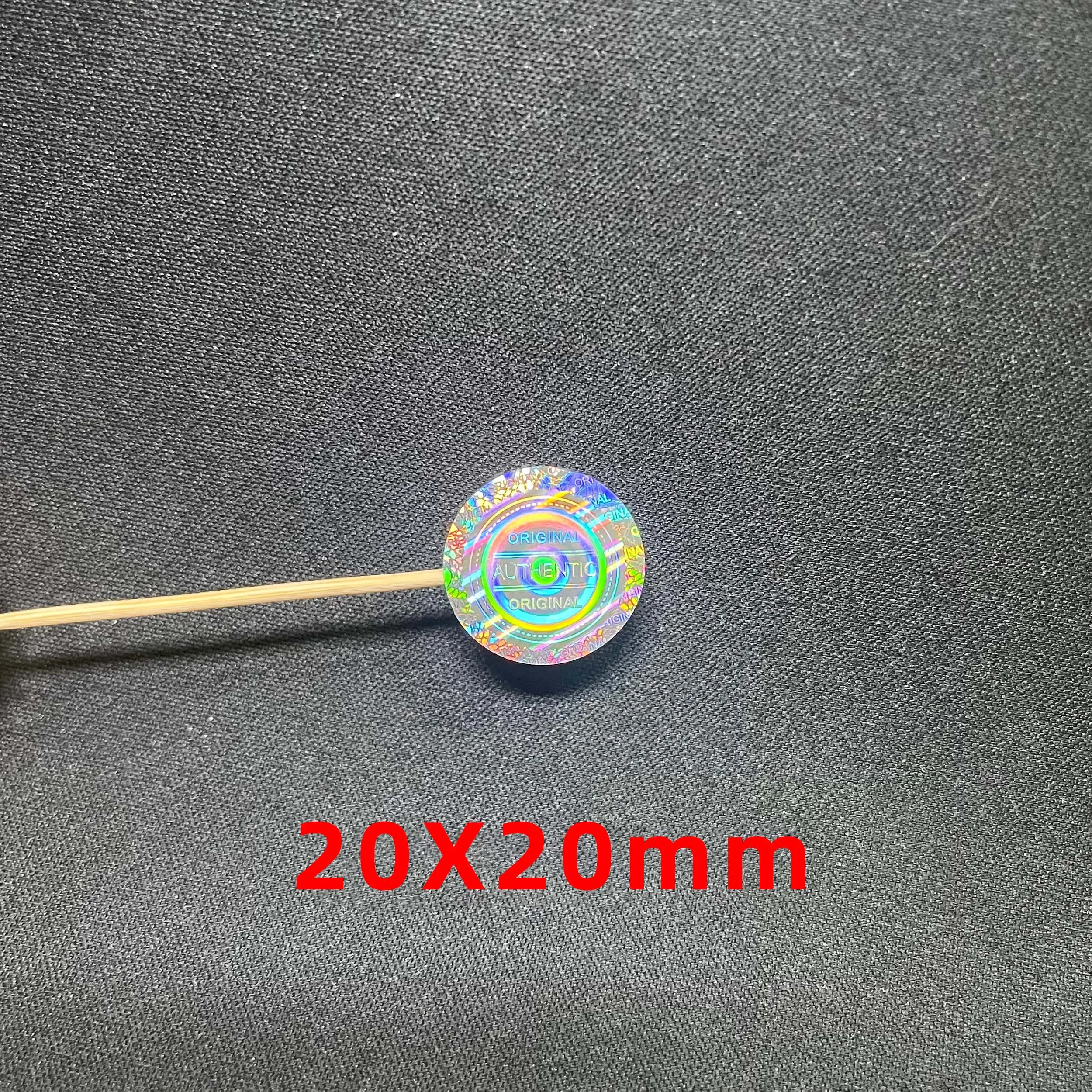 

Серебряные голографические наклейки ZHOUYAN против подделки