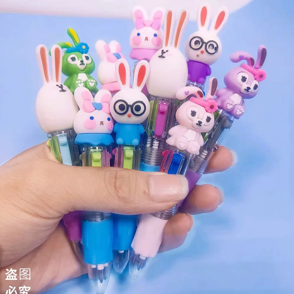 10 шт./партия шариковая ручка с кроликом 4 цвета