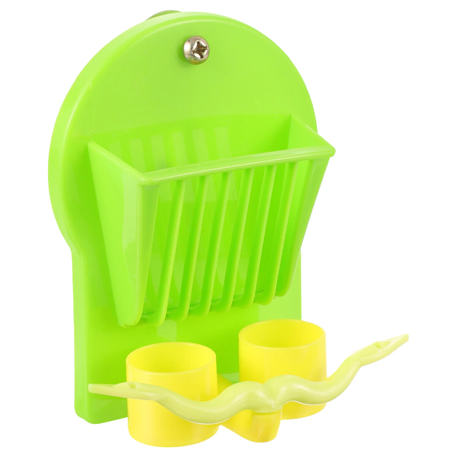 

Bird Fruit Vegetable Stand Parakeet Feeder Parrot Cage Accessories Pigeon Supplies Plastic Food Dispenser Small Container