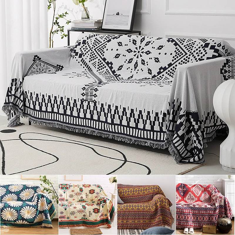 

Retro European Blanket Fluffy Soft Casual Napping Sofa TV Blanket Spring Bedroom Car Decoration Quilt Blanket