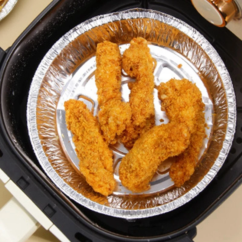 ABHG 50 шт. бумажный коврик для фритюрницы оловянная фольга выпечки алюминиевая