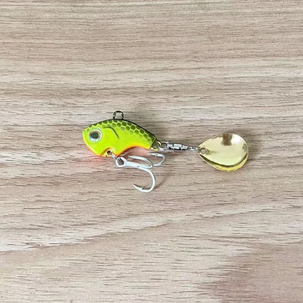 Фото 1 шт. WALK FISH 9 г 13 г 16 г 22 г VIB тонущая рыболовная приманка твердый металл океан река спиннер ложка приманки для зимней рыбалки зимние приманки №3