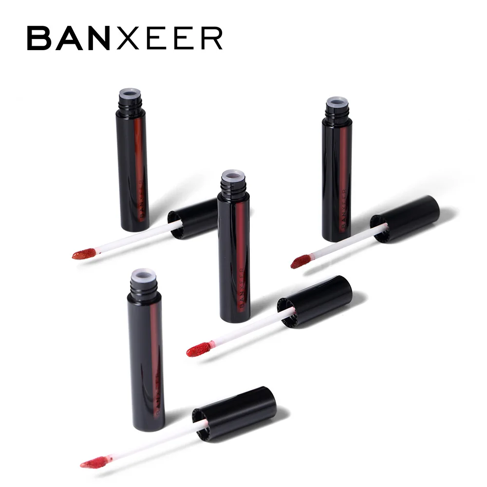

BANXEER Lasting Water-sensitive Pearly Lip Glaze Does Not Take Off Makeup Moisturizing Liquid Lipstick Non-stick Cup Lip Gloss