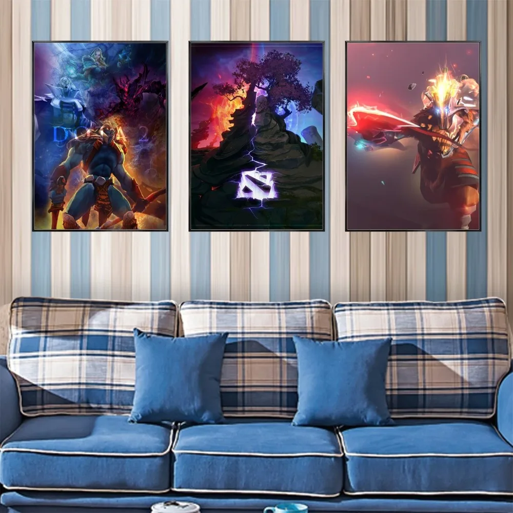Игра D-Dota 2 постер настенное искусство домашний декор комнаты цифровая живопись