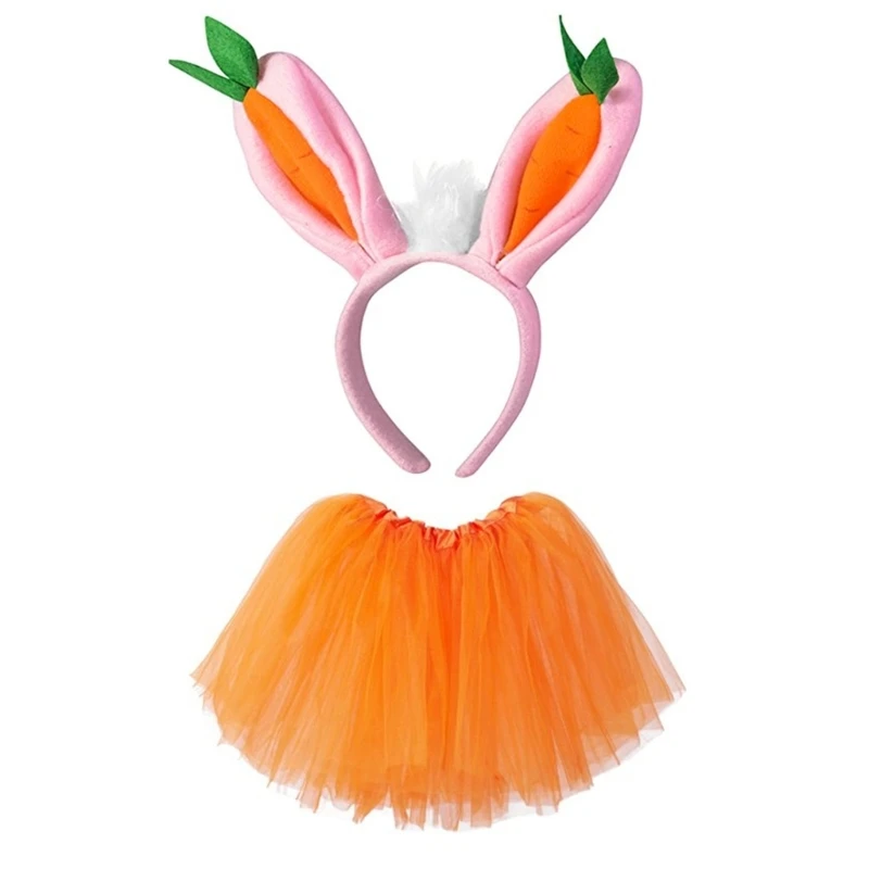 Cartoon Headband Bunny Ear Anime Hairband Cosplay Costume Party Props  Dress Clothing Accessories Easter Day Dress Dropshipping
