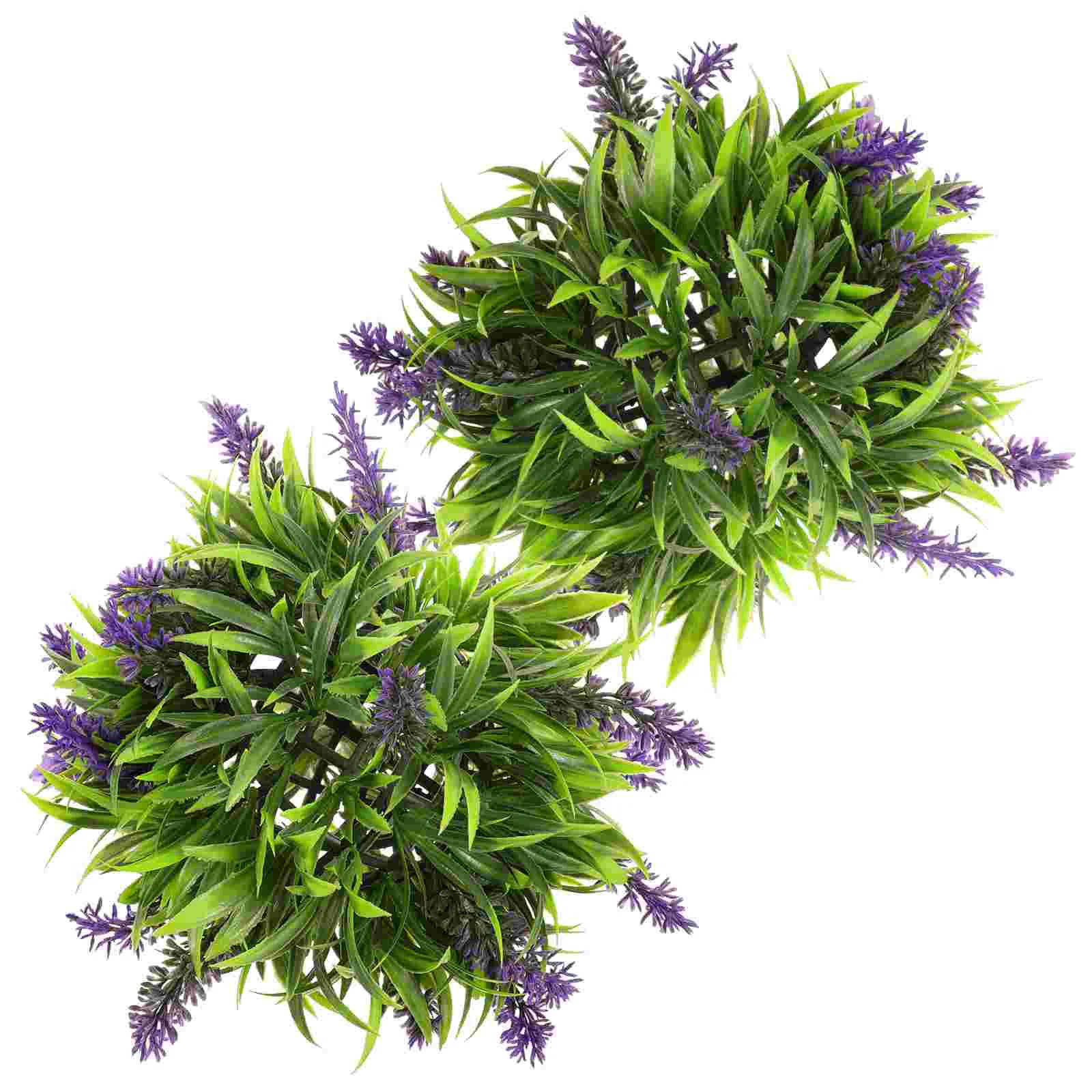

2pcs 20cm Hanging Topiary Ball Artificial Lavender Decor Grass Ball