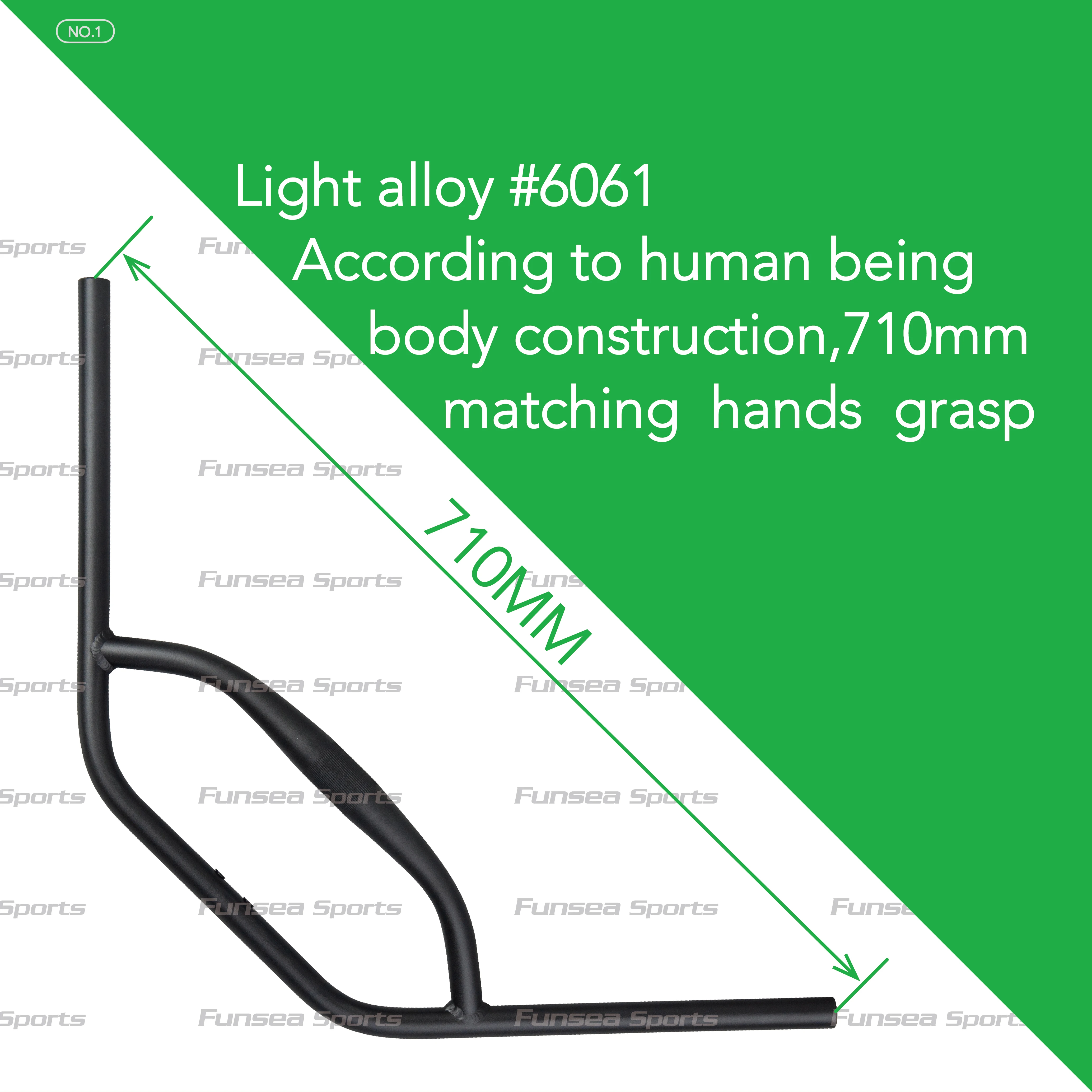 Велосипедный руль Funsea для горного велосипеда фэтбайка Треккинговая