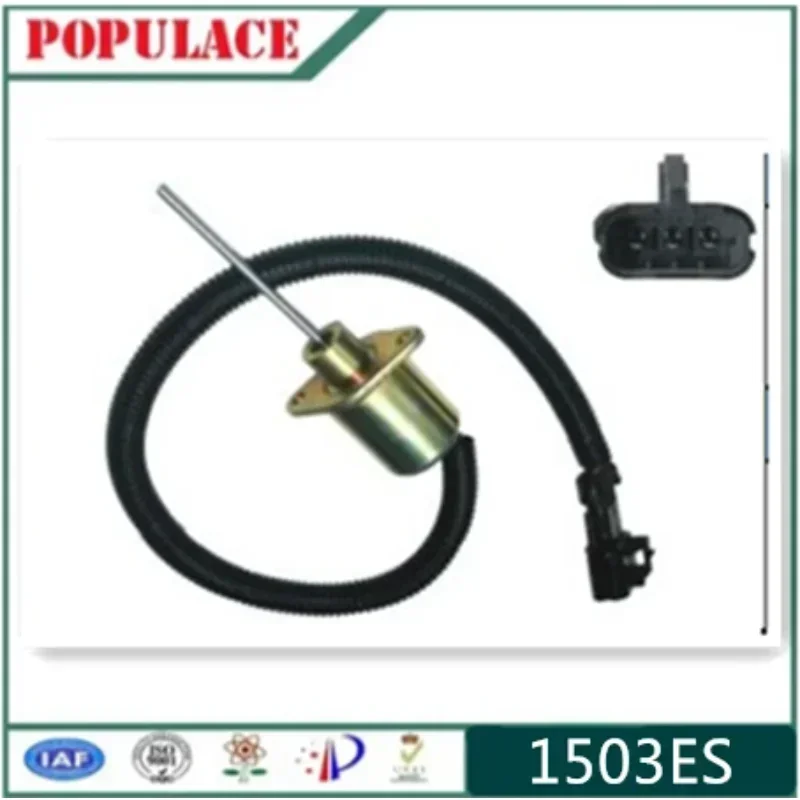 Детали дизельного двигателя 12 В Соленоид остановки 1503ES-24S5SUC12S 1503ES отключения