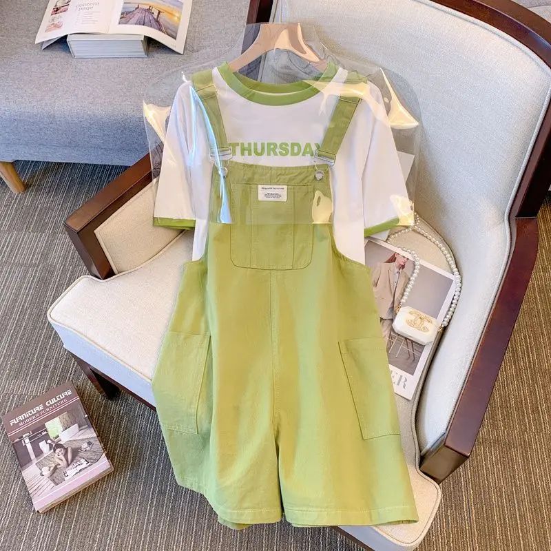 Женская Повседневная одежда большого размера однотонный костюм из двух