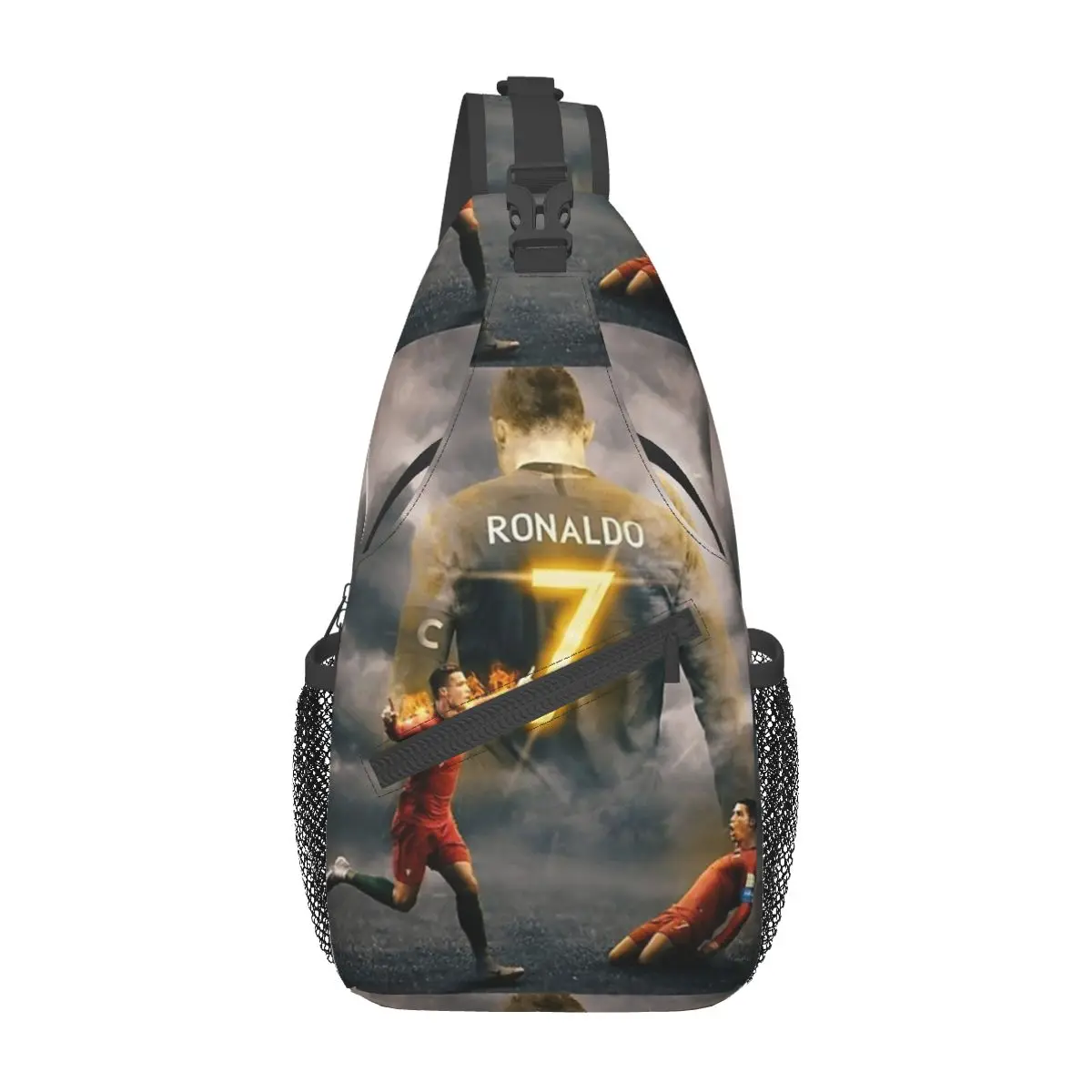 

Cristiano Ronaldo Cr7 Sling Backpack Sling Bags Hiking Traveling Chest Bag Daypack Men'S Crossbody Backpack Shoulder Bags Pouch