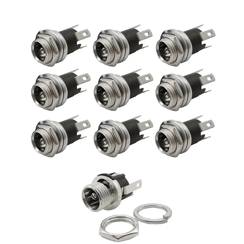 

Разъемы питания DC-5.5-2.1MM, 10 шт.