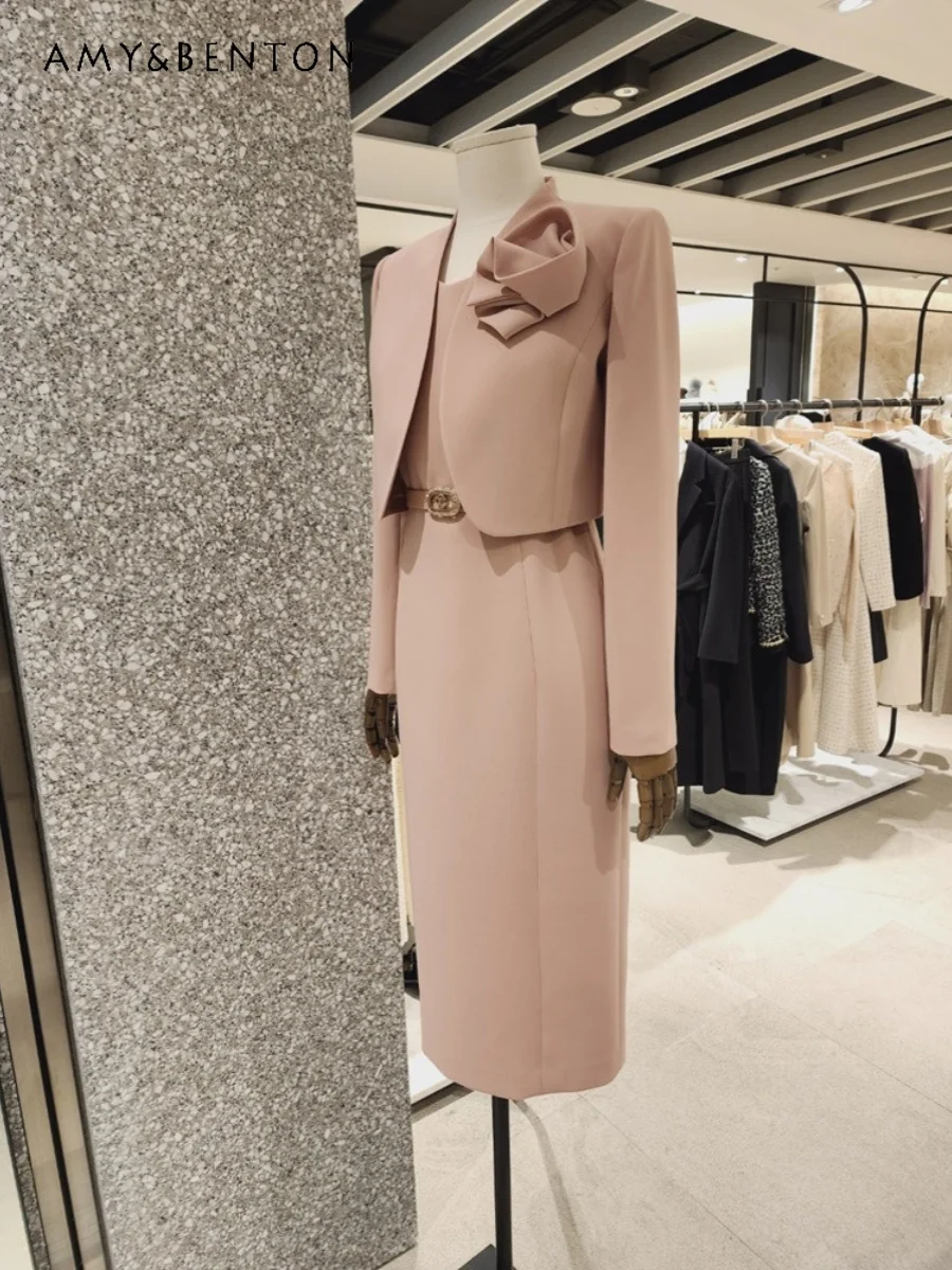 2024 весенне-осенний новый офисный женский элегантный изящный короткий пиджак с