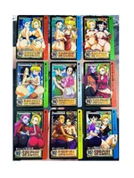 9pcsset dragon ball z beauty cp bulma android 18 refraction sexy girls hobby collectibles game anime collection cards