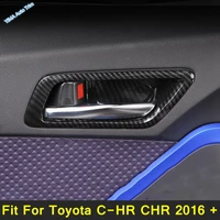 inner door handle cup hand clasping bowl decoration frame cover trim 4 piece for toyota c hr chr 2016 2022 refit accessories