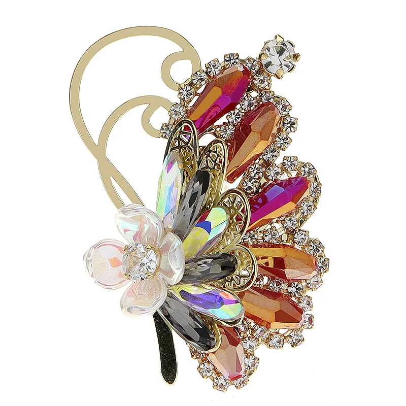 

2023 роскошная хрустальная брошь в виде бабочки, шпильки в виде животных, модный аксессуар для костюма, Женский корсажный наряд, подарок