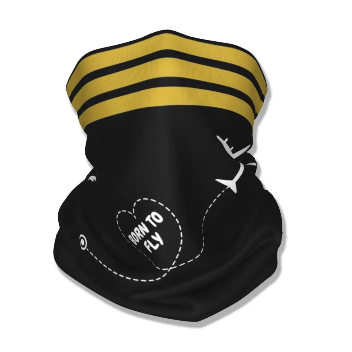 Бандана-шарф унисекс для летающего самолета Всесезонная авиационная маска-шарф