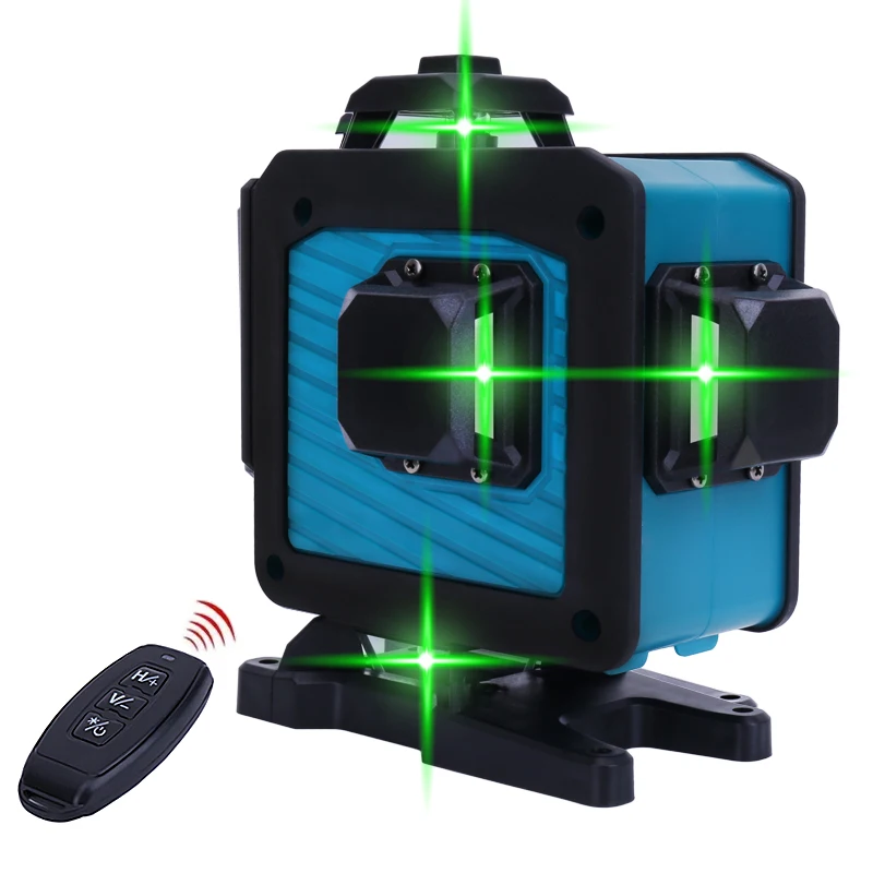 

LUCHSHIY 16 Lines 4D Green Laser Levels 360 Horizontal And Vertical Cross Lines With Auto Self-Leveling Indoors And Outdoors