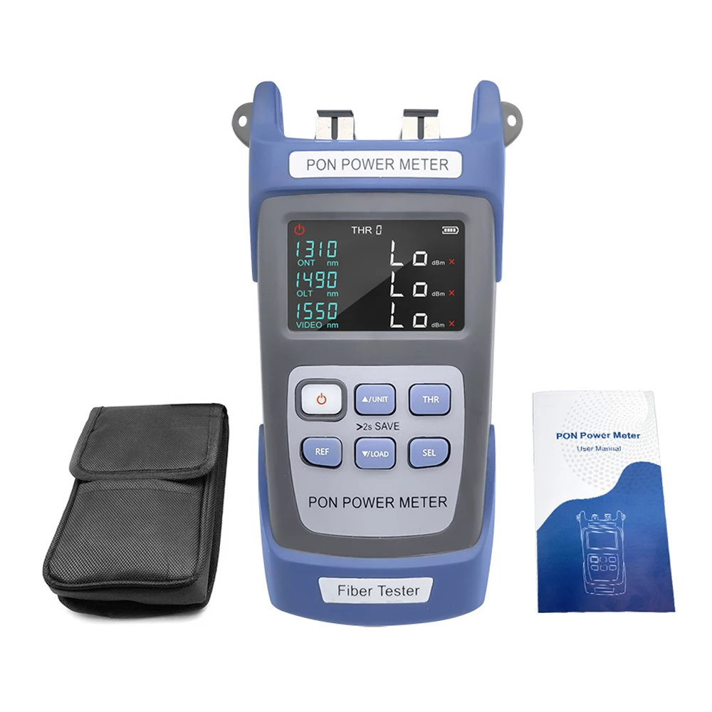 

Ручной Волоконно-оптический измеритель мощности PON, устройство для измерения сигналов FTTX/ONT/OLT 1310/1490/Нм