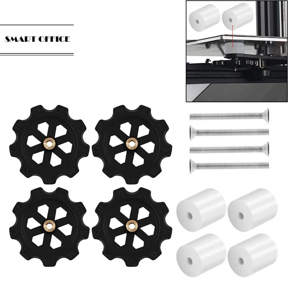 

High Temperature Silicone Solid Spacer Hot Bed Leveling Column For CR-10/ CR10S Ender-3 Prusa i3 Plus Anet A8 Wanhao 3D Printer