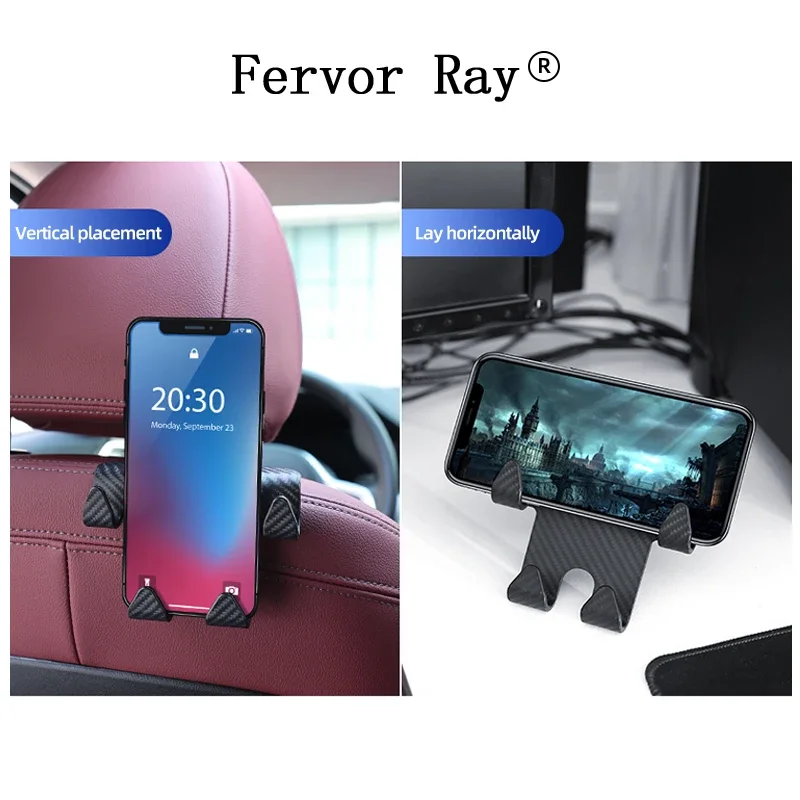 Крючок на подголовник сиденья автомобиля из углеродного волокна 2023 для BYD ATTO 3 Yuan