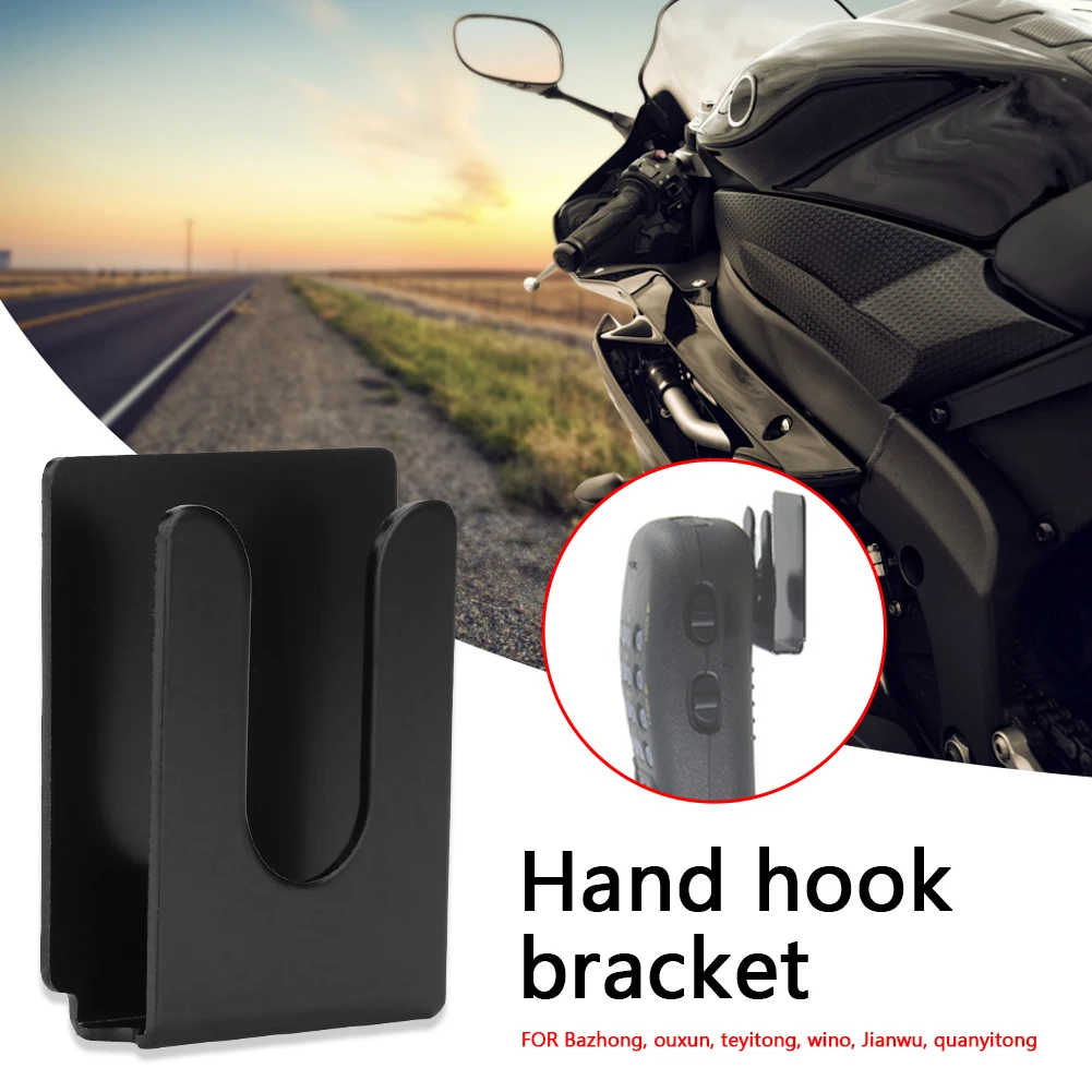 

3M Metal Hook Hand Microphone Hanger Bracket Car Platform Outdoor Anti-resistance Repairing Parts for Yaesu Wouxun 7900