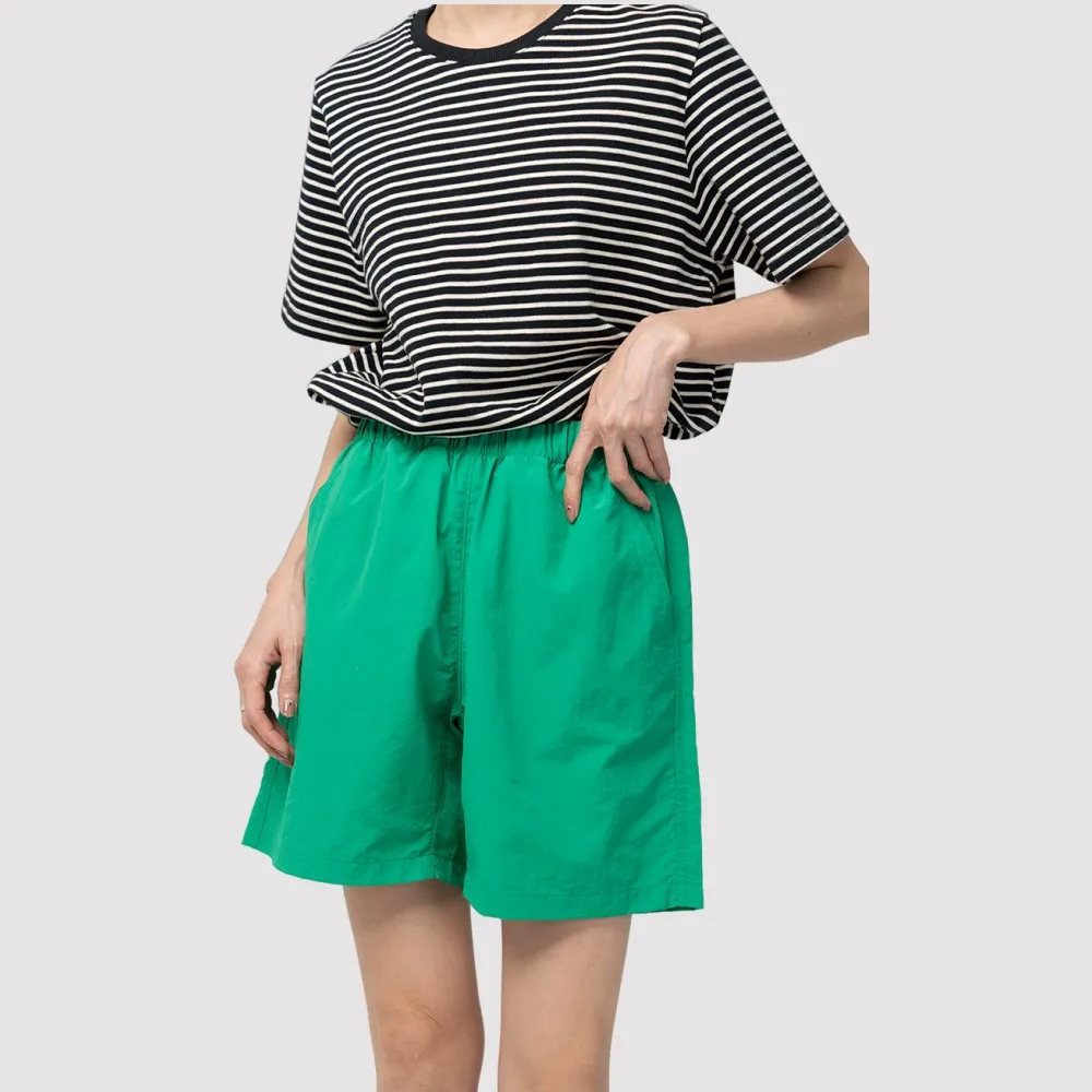 

Летние тонкие спортивные быстросохнущие шорты для женщин 2023, модные женские удобные повседневные спортивные брюки зеленого цвета с эластичным поясом