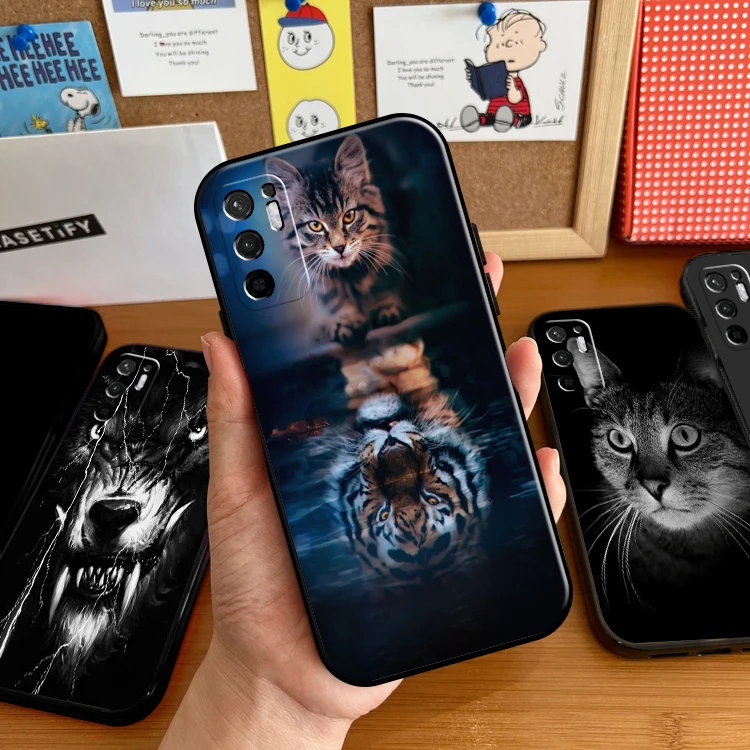 

Lion Eagle Dog Tiger Cat Wolf Case For Xiaomi Redmi Note 10 10S 10T Pro For Redmi Note 10 5G Phone Case Silicone Cover Back