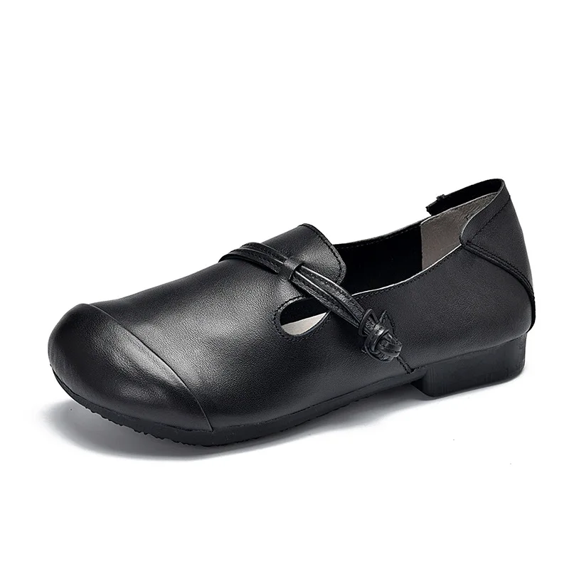 

202206202cvbj cowhide single shoe Chinese style leather shoes for women