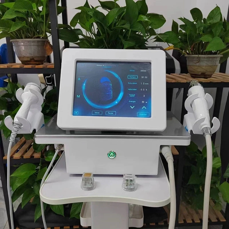 

RF microneedle 2-in-1 cold hammer stretching scar, acne removing and face lifting anti acne skin tightening beauty equipment