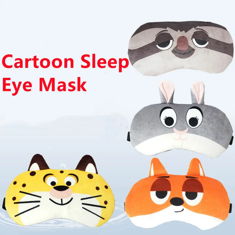 

Маска для сна детская с мультяшным рисунком, аксессуар для сна, повязка на глаза для отдыха в путешествиях, Забавный аниме чехол для глаз