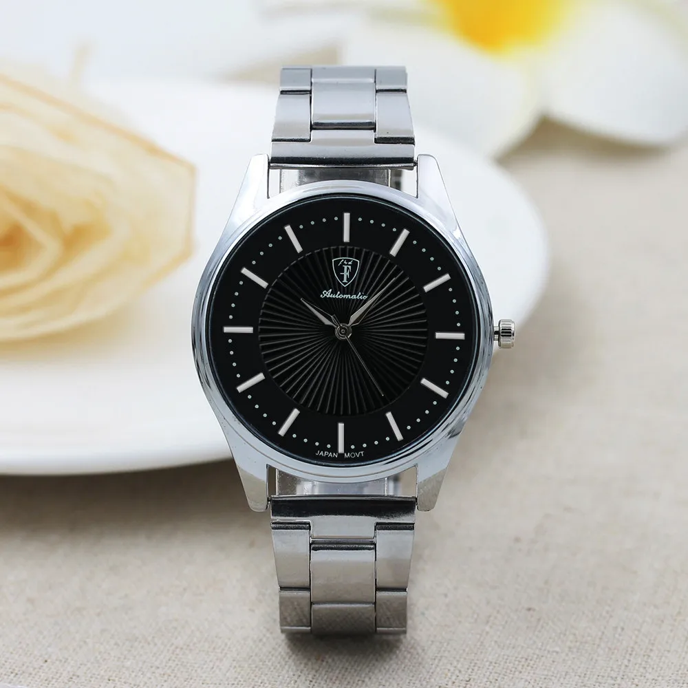 

Stainless Steel Sport Quartz Hour Wrist Analog Watch Exquisite Fashion Watch Women Wrist Watch Reloj Hombre Zegarek Męski