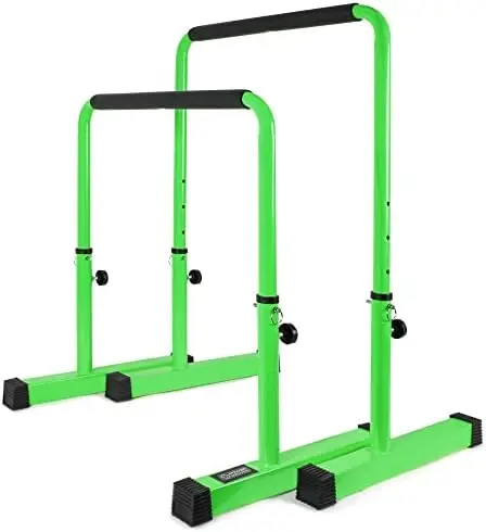 

, Dip Stand Station for Full Body Strength Training, Adjustable Height 30Inches - 38.6Inched, 3 Colors Available Dumbbell set We