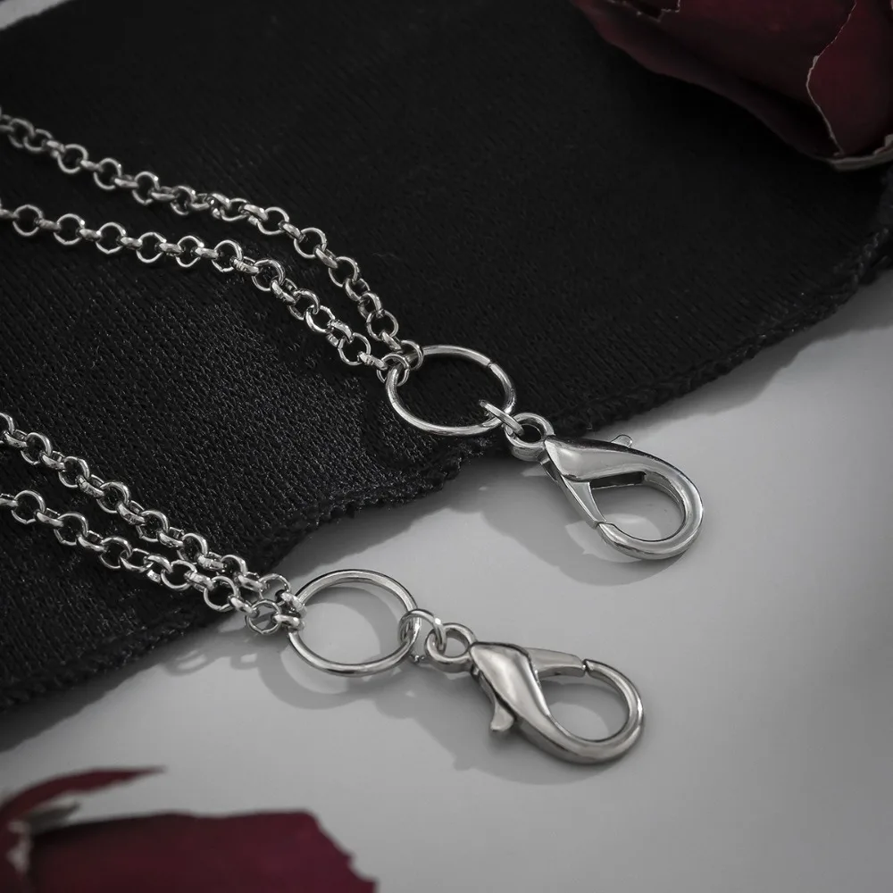 Мужская цепочка в стиле панк из цинкового сплава