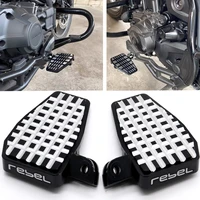 motorcycle billet wide foot pegs pedals footrest enlarge footpeg for honda cmx1100 rebel1100 cmx 1100 rebel 1100 accessories