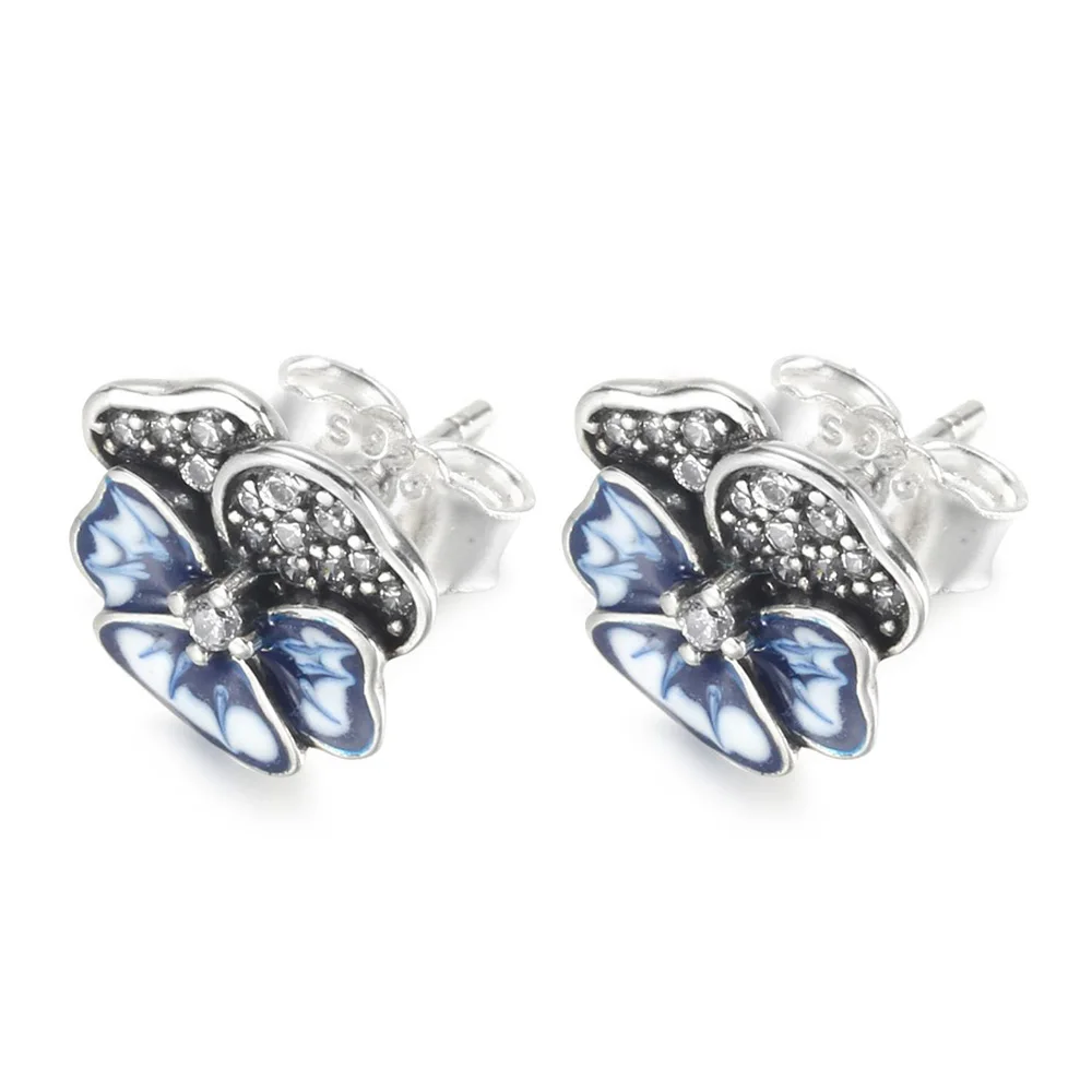 Стерлингового Серебра 925 веер снежинка якорь сердце ромашка цветок трио