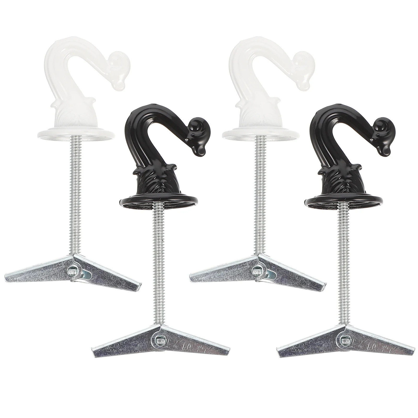 

4pcs Practical Zinc Alloy Ceiling Wall Hook Durable Wall Fixing Ceiling Hook