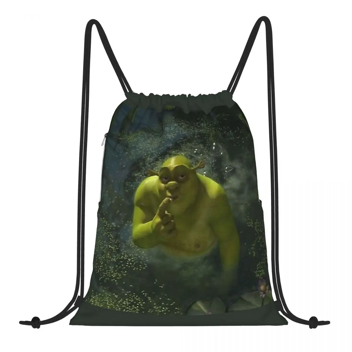 

Шрек-мем болотного дерева Шрек зеленый Шрек комедийный пакет Карманный 2022 вместительный складной рюкзак на шнурке для фитнеса спортивные с...