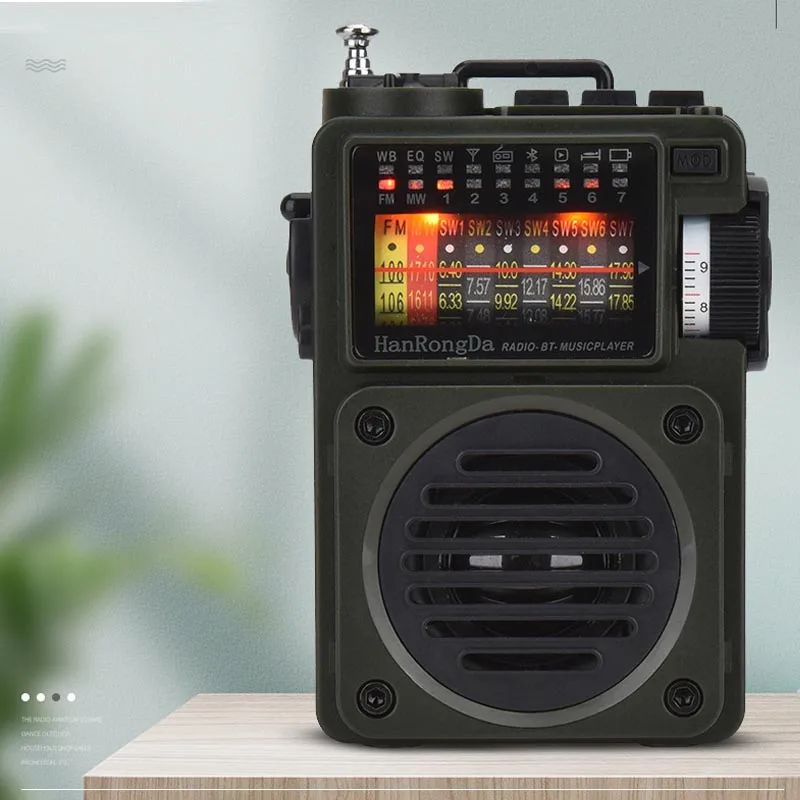 Портативный FM-радиоприемник hrd 700 Полнодиапазонный радиоприемник MW/FM /SW/WB