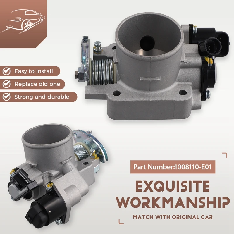 1008110-E01 Автомобильная дроссельная заслонка для двигателя Great Wall 491Q