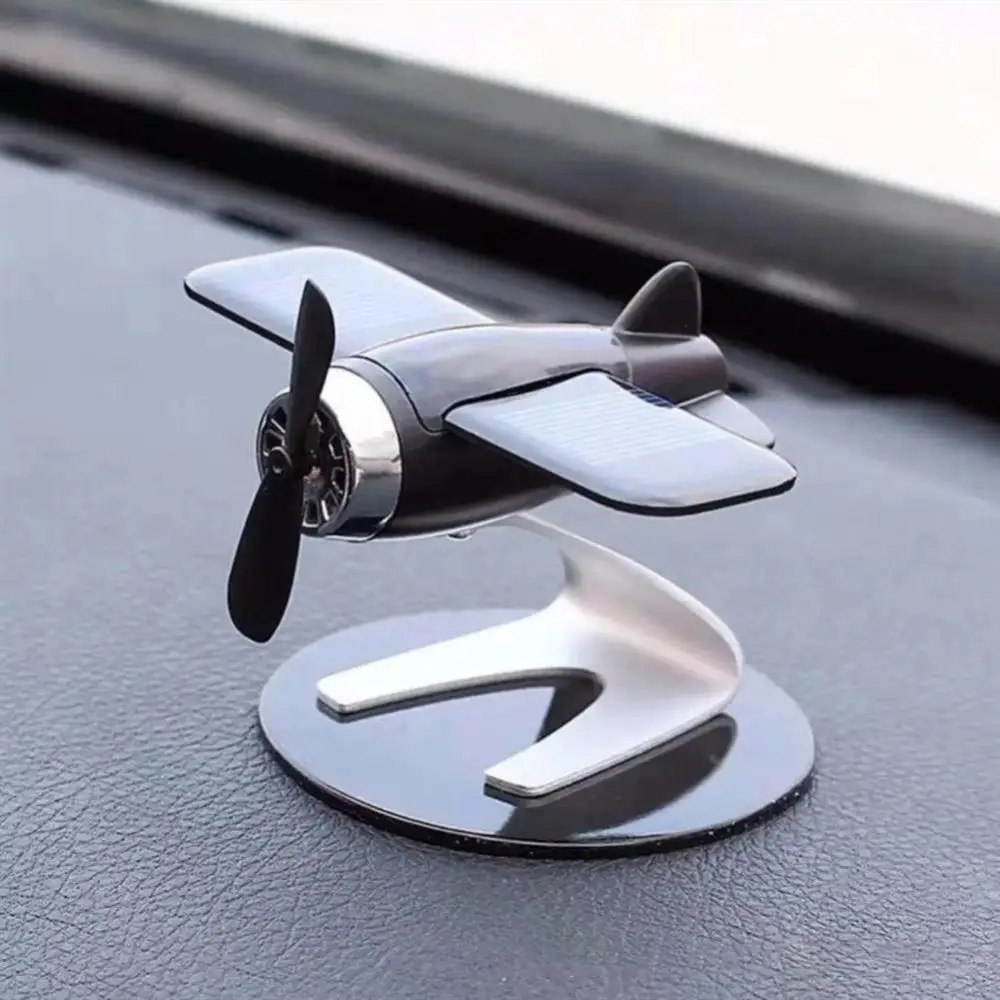 

No Charge Required Universal Creative Mens Car Accessories Stylish Solar Aircraft Aromatherapy Gentle Aromatherapy