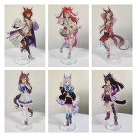 pretty derby character model anime figure acrylic double sided hd design stands model sweet lovely girls desk decor xmas gift