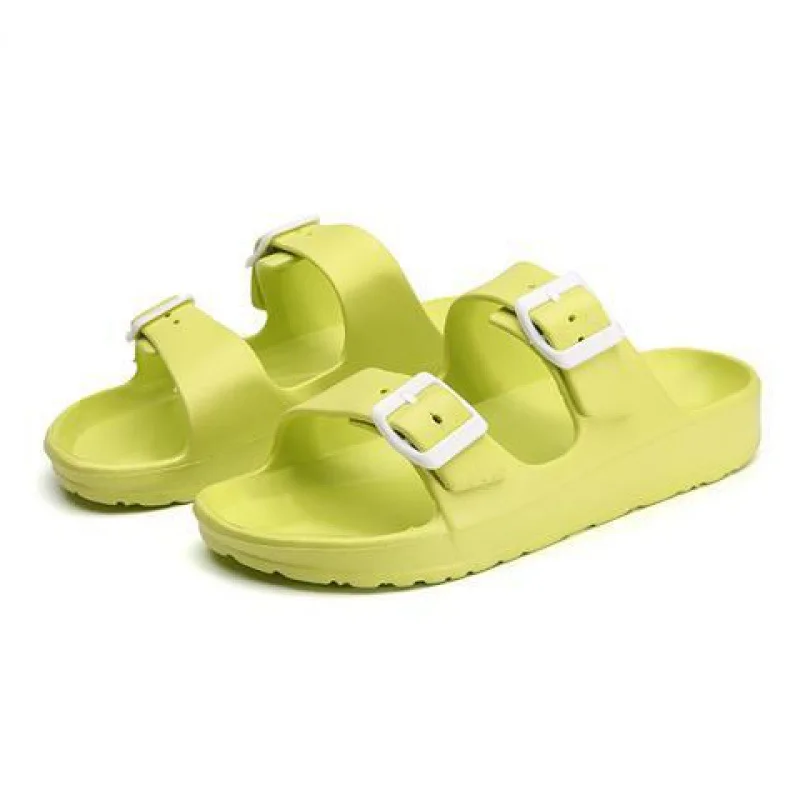 

Summer Slippers Men Women Casual Clogs Breathable Soft Beach Sandals Flip Flops Shoes No-slip Mute Home Shoes Slides