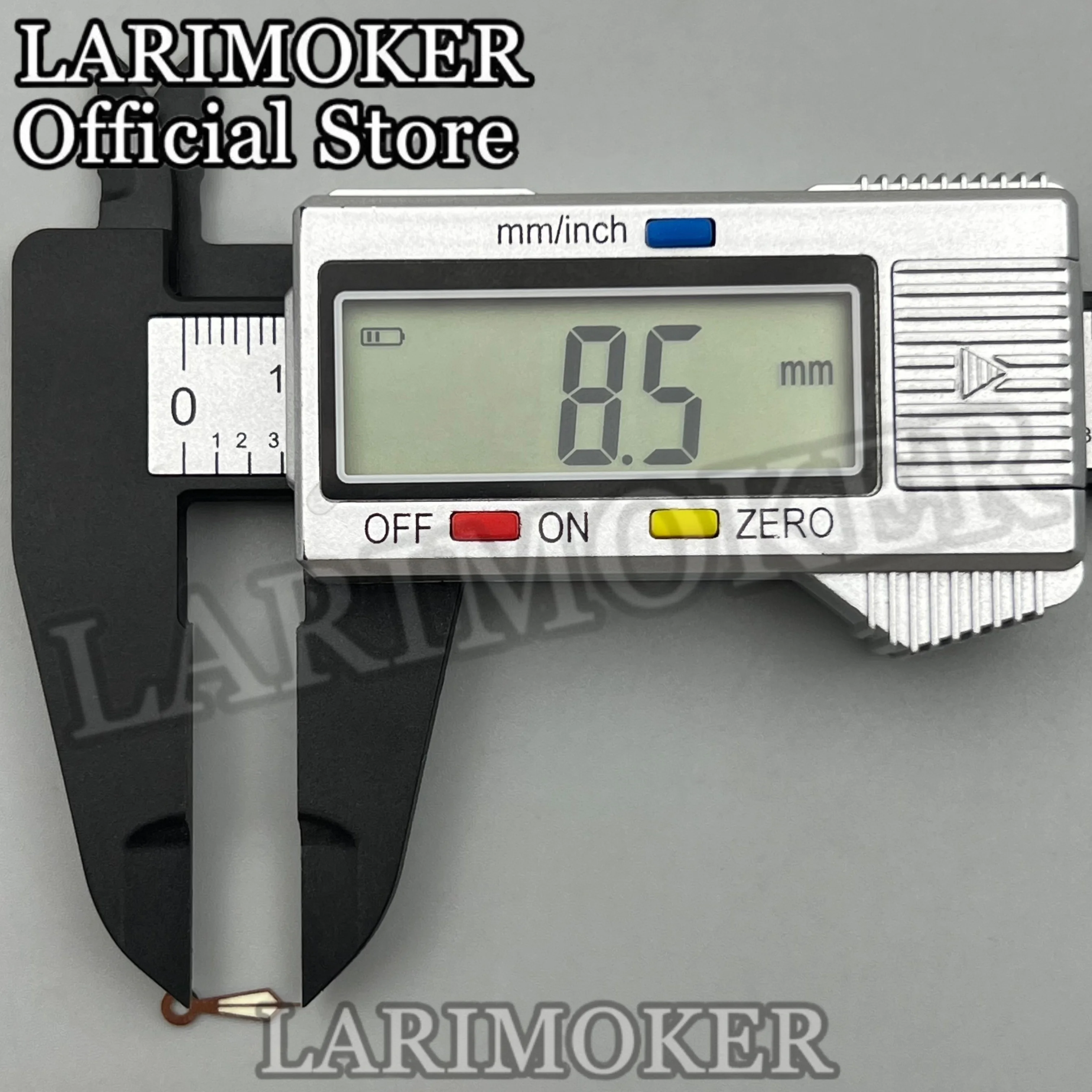 Стрелки для часов LARIMOKER 12 мм x 11,3 мм x 8,5 мм, серебристо-золотистые, с зеленым люминесцентным покрытием, для механизмов NH34, NH35, PT5000, аксессуары для часов, подходят для циферблата 29 мм. (art.: 3920db6183aeb) - 3920db6183aeb