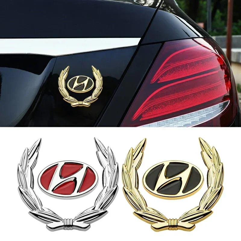 Для Hyundai I30 Tucson Solaris IX35 Sonata Encino Verna 3D металлическая эмблема окна багажника