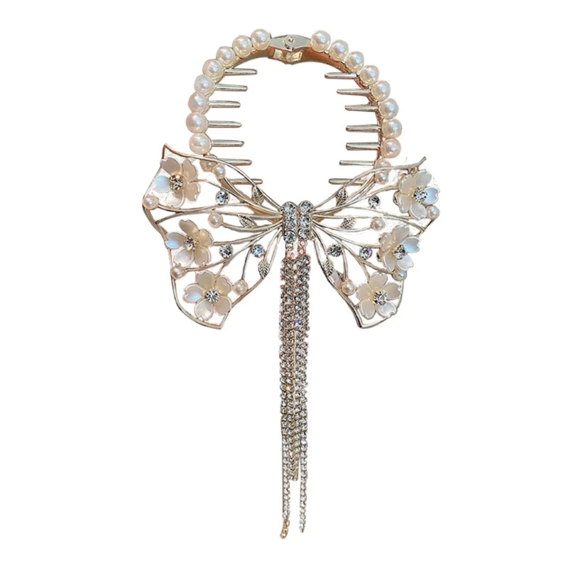 Модные банты кисточки таблетки голова хвост пряжка привлекательная заколка для