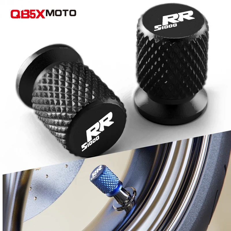 

Laser Logo S1000RR For BMW S1000RR S 1000RR S1000 RR All Years Motorcycle Wheel Tire Valve Caps CNC Tyre Airtight Covers Black